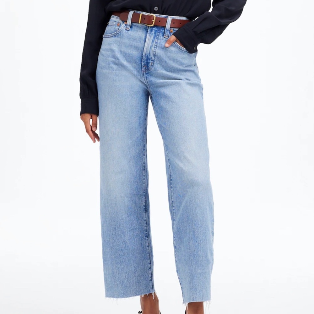 Madewell the perfect vintage wide leg crop jeans nwt size 26 Altoona